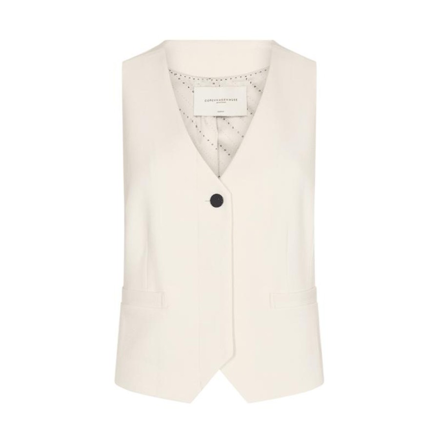 Toj Copenhagen Muse Veste | Tailor Waistcoat - Jet Stream