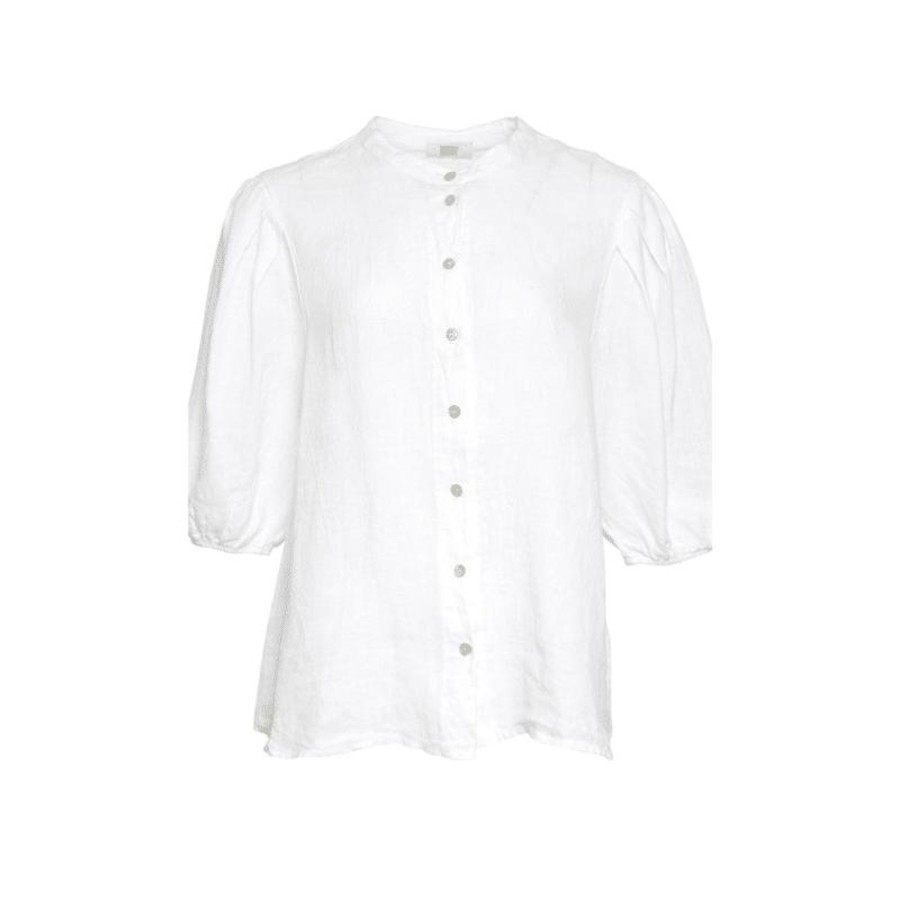 Toj Tiffany Skjorter | Clara Button Blouse - White