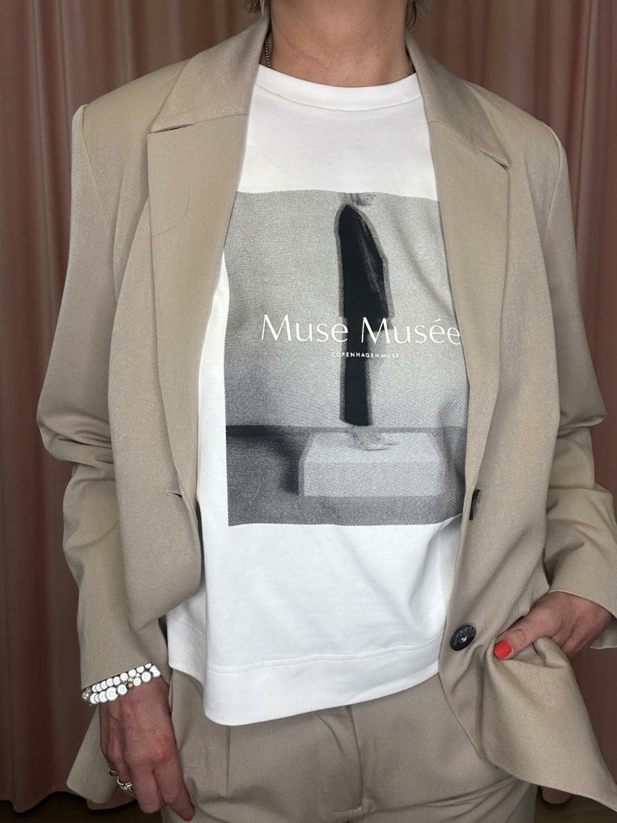 Toj Copenhagen Muse T-Shirt | Muse Tee - Jet Stream