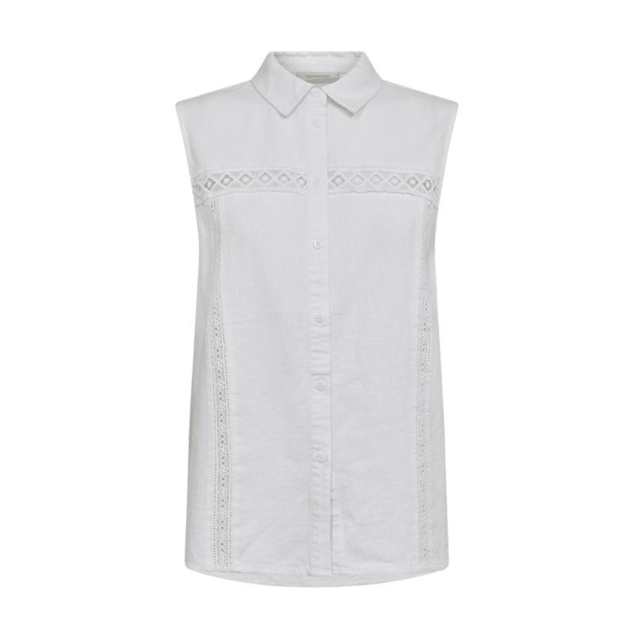 Toj Freequent Toppe | Lava Shirt - Brilliant White