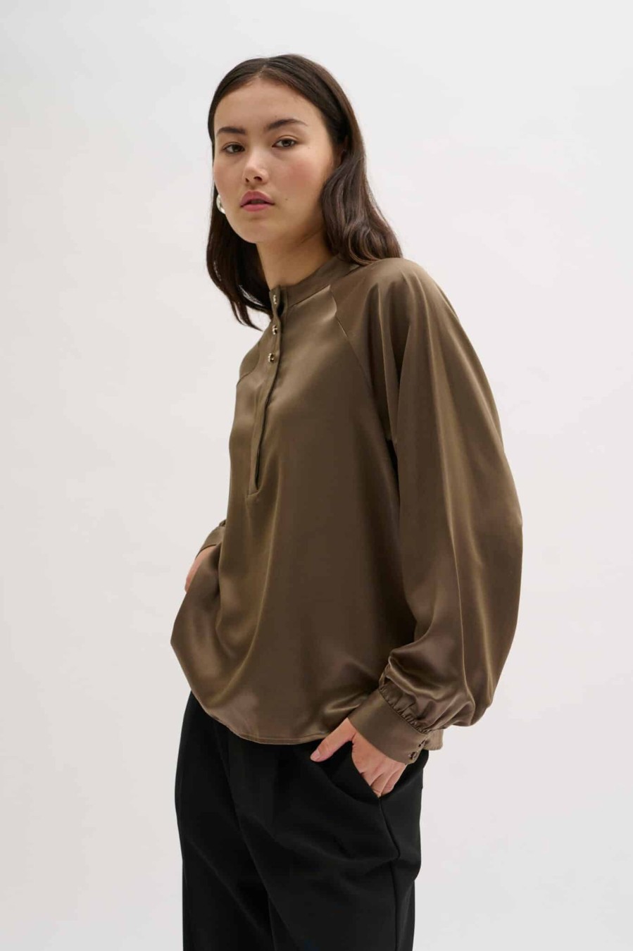 Toj My Essential Wardrobe Bluser | Estelle Blouse - Walnut