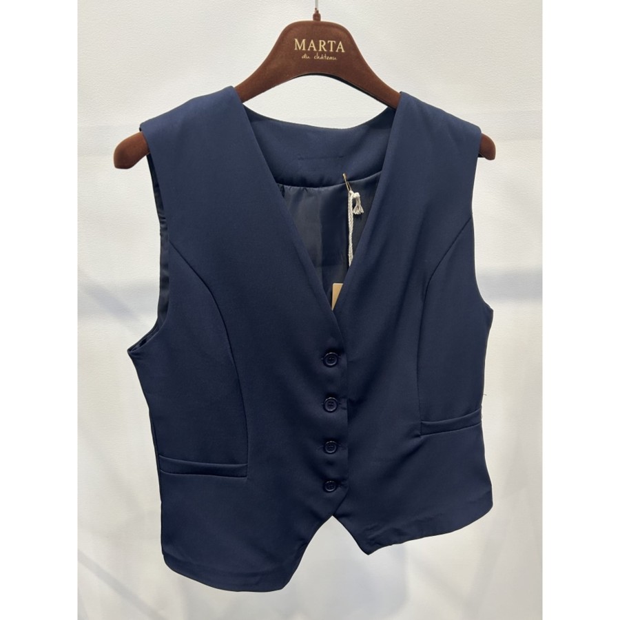 Toj Marta du Chateau Veste | Vest Vilde - Navy