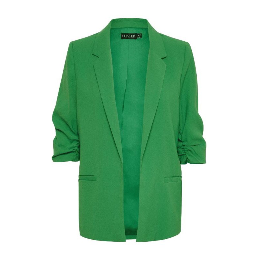 Toj Soaked in Luxury Blazere | Shirley Blazer - Medium Green