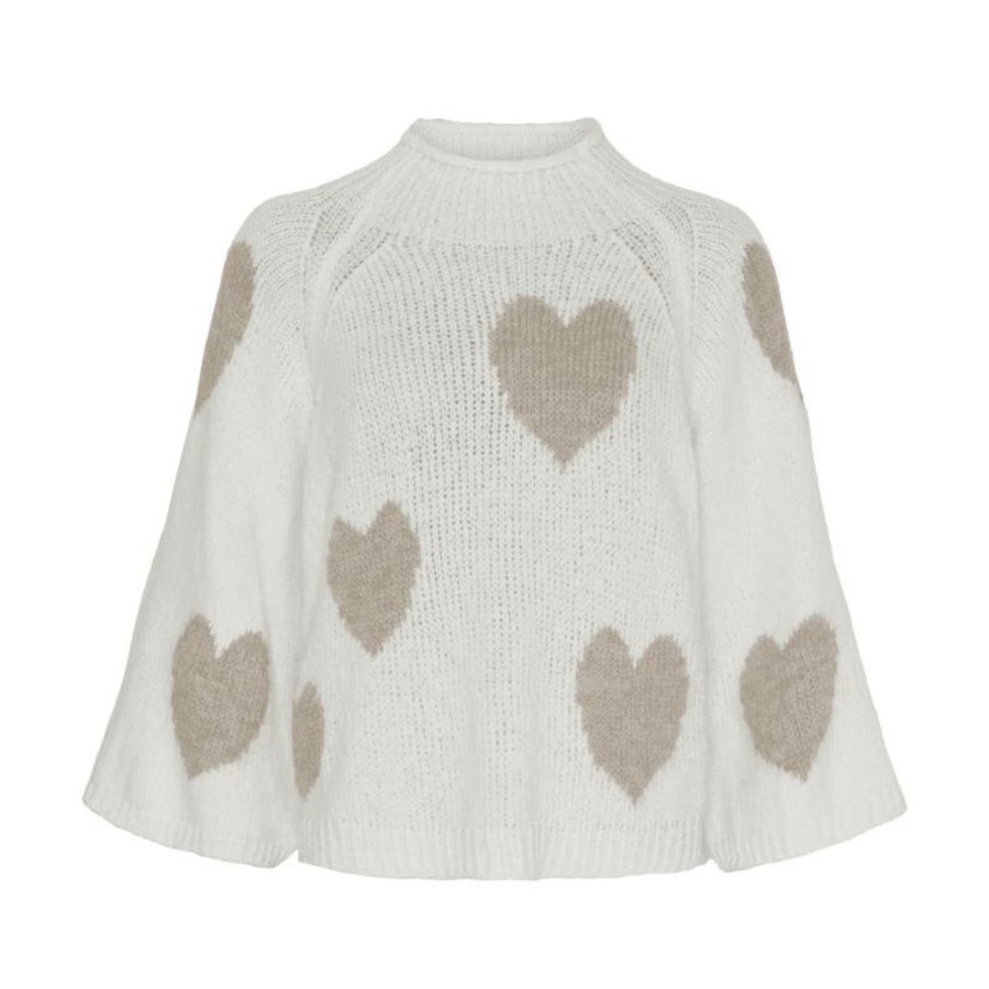 Toj Marta du Chateau Strik | Knit Priscilla - Bianco/Beige