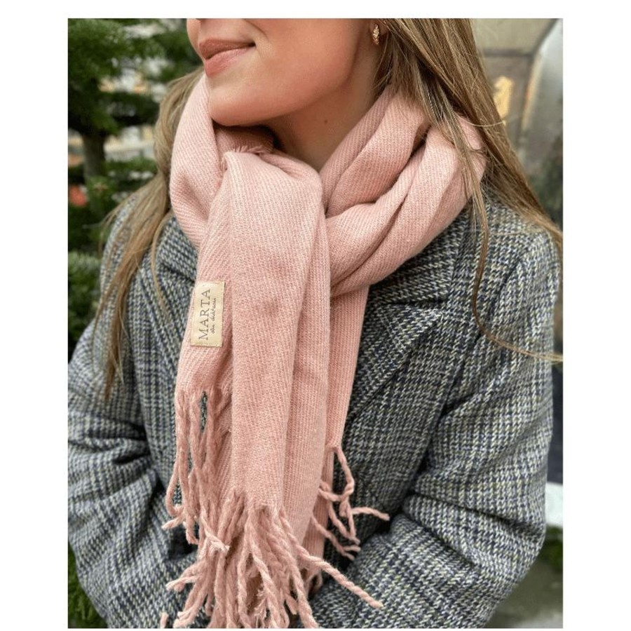 Accessories Marta du Chateau | Scarf Rose 171419