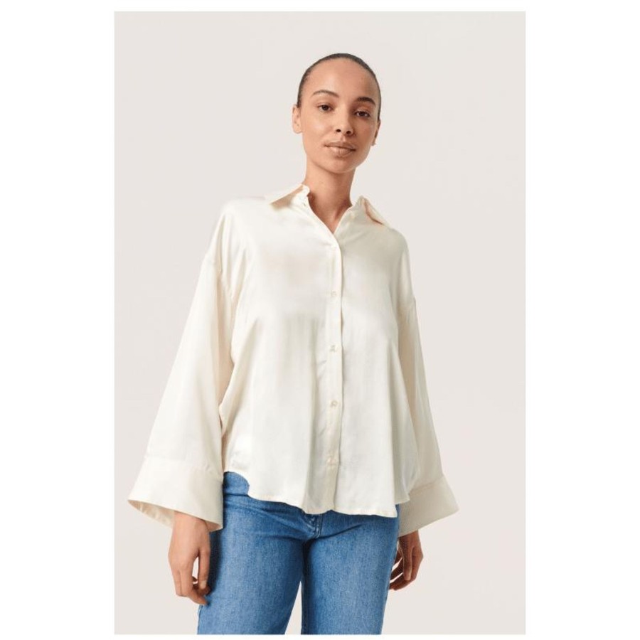 Toj Soaked in Luxury Skjorter | Hela Ls Shirt - Whisper White