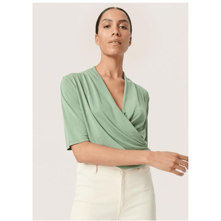 Toj Soaked in Luxury Bluser | Columbine Blouse-Lodenfrost