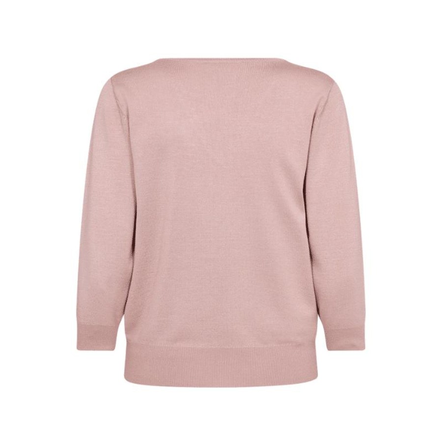 Toj Freequent Strik | Katie Pullover - Pale Mauve