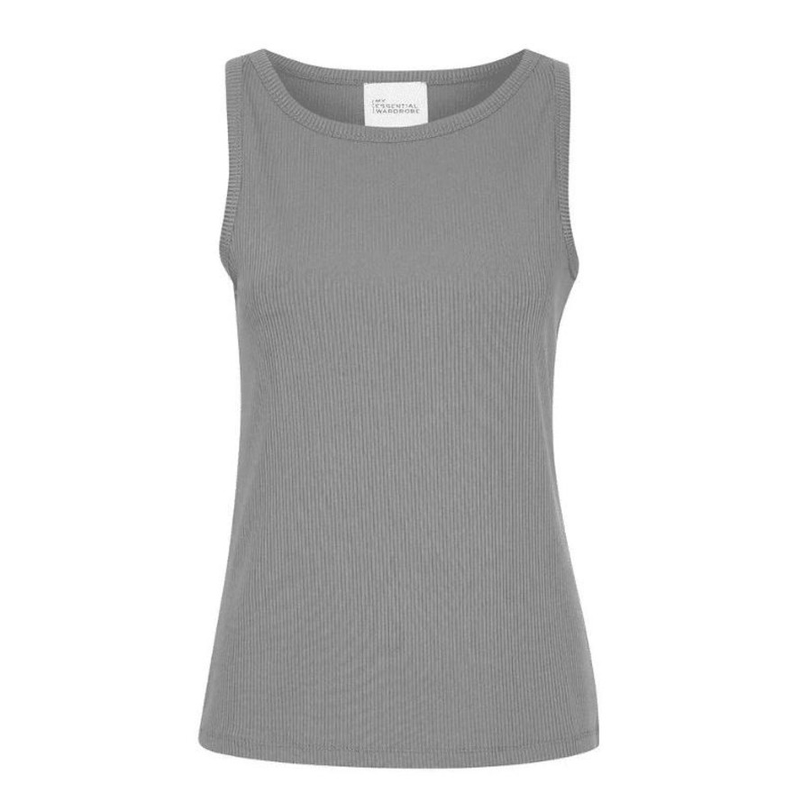 Toj My Essential Wardrobe Toppe | Kate Top - Smoked Pearl