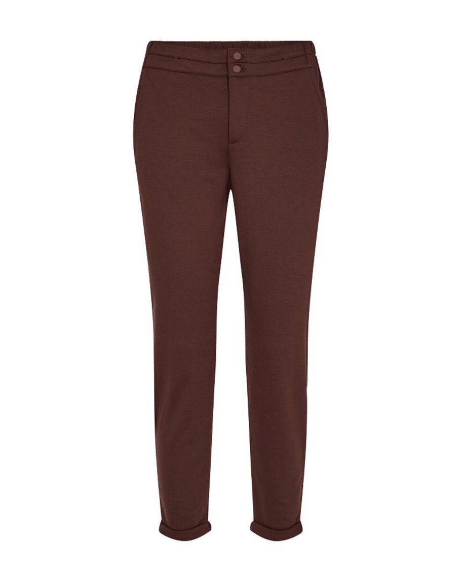 Toj Freequent Bukser | Nanni Ankle Pants - Coffee Bean