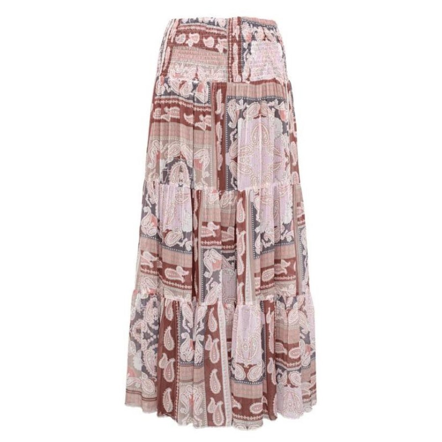 Toj Costa Mani Lange Nederdele | Marie Skirt - Dusty Multi