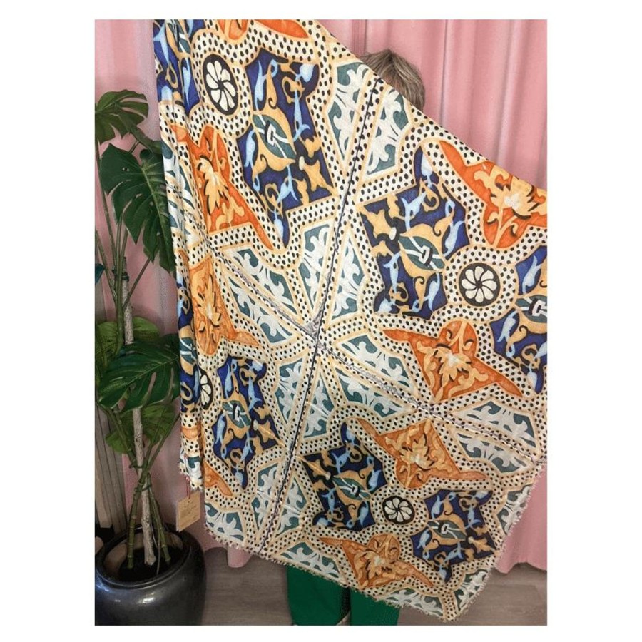 Accessories Talking Walls | Scarf - Talavera Mexicana