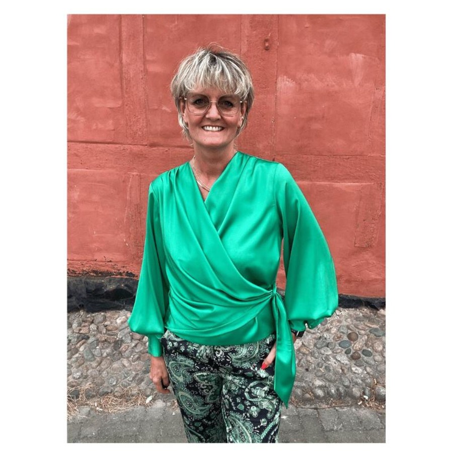 Toj Karmamia Copenhagen Bluser | Ines Blouse - Emerald