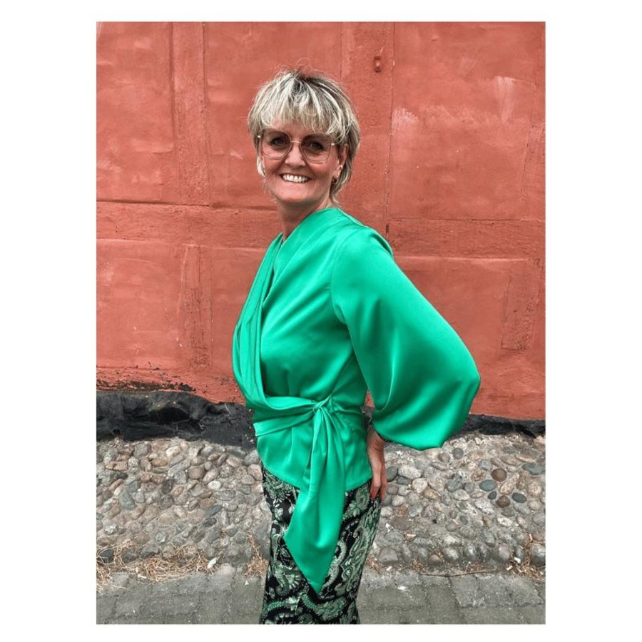 Toj Karmamia Copenhagen Bluser | Ines Blouse - Emerald