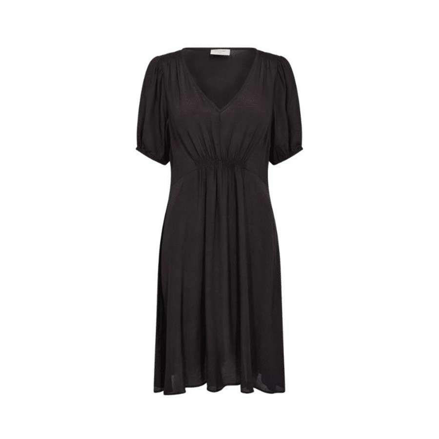 Toj Freequent Midi Kjoler | Fillipa Dress - Black