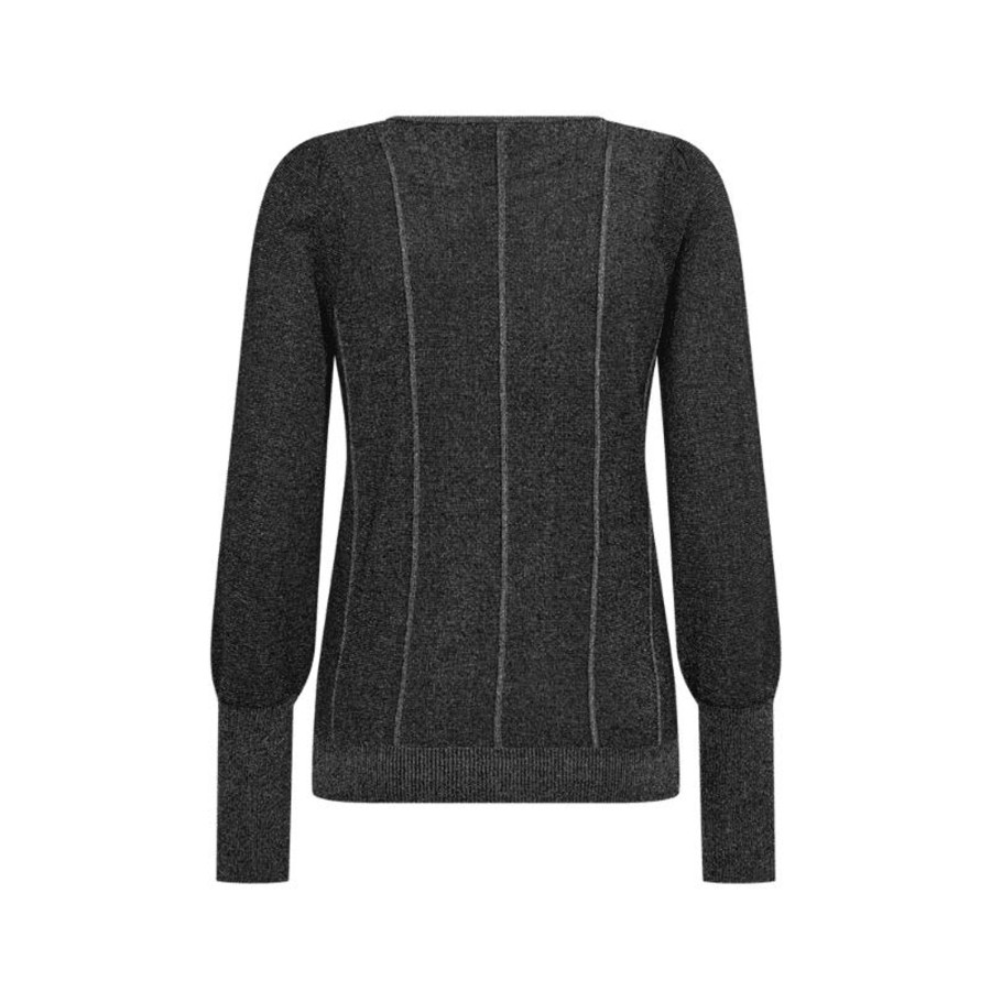 Toj Freequent Sweater | Luretta Pullover - Black/Silver