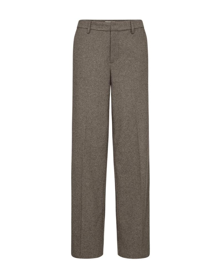 Toj Freequent Bukser | Sillen Pant - Light Grey Mel.