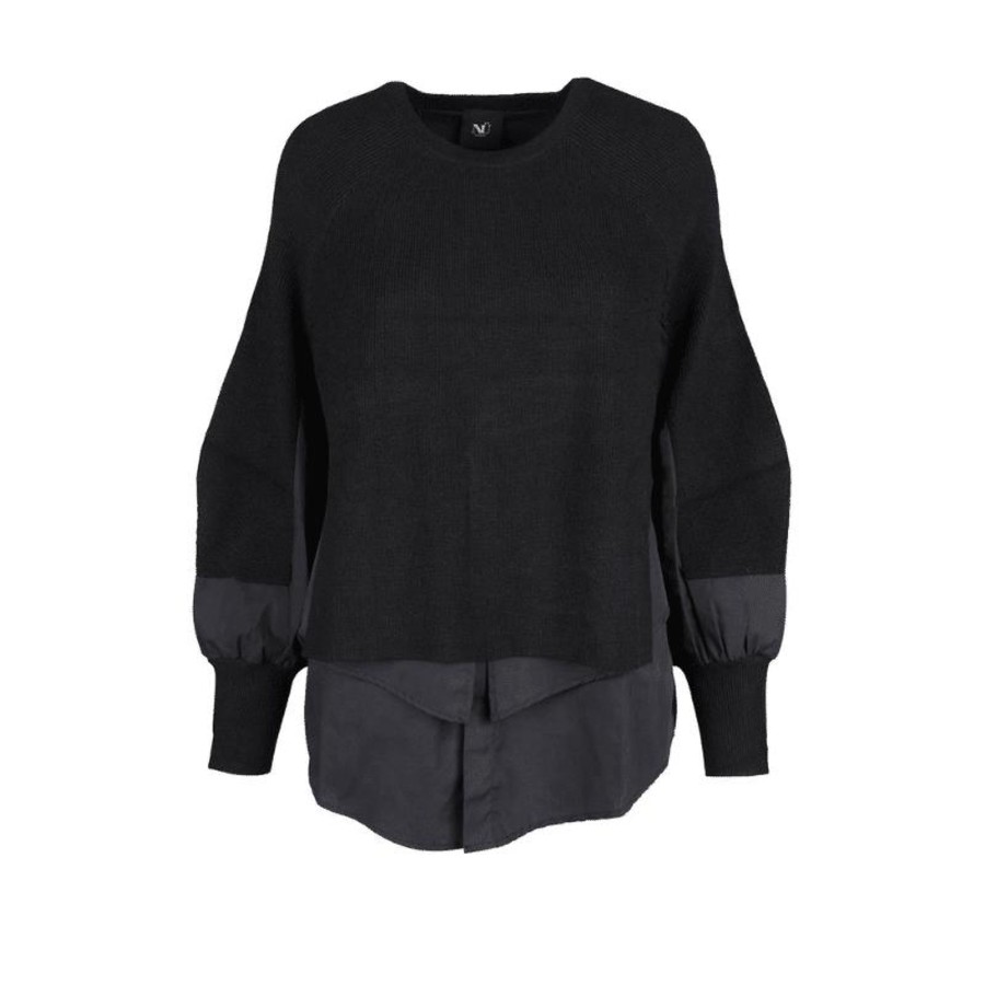 Toj NÜ Skjorter | Tulipa Blouse Long Knit - Black