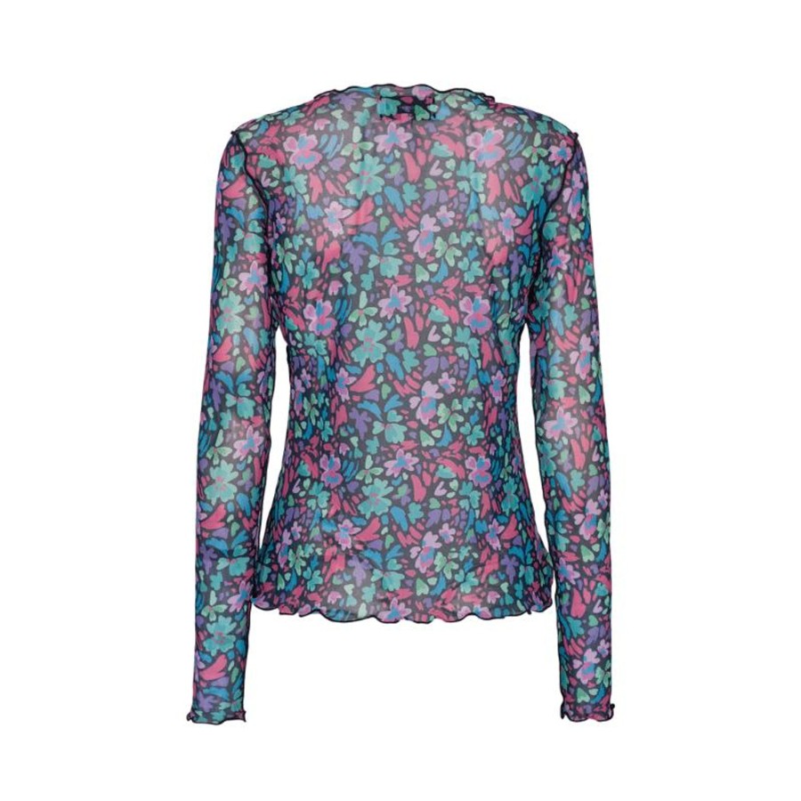 Toj Liberté Toppe | Meshbluse - Splash Flower