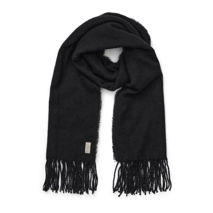 Accessories Marta du Chateau | Scarf Black 171419