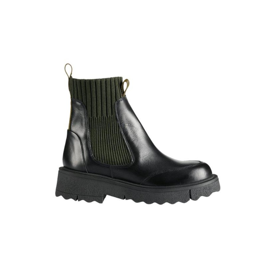 Sko Tim & Simonsen | Tonya Negro-Kaki Boot