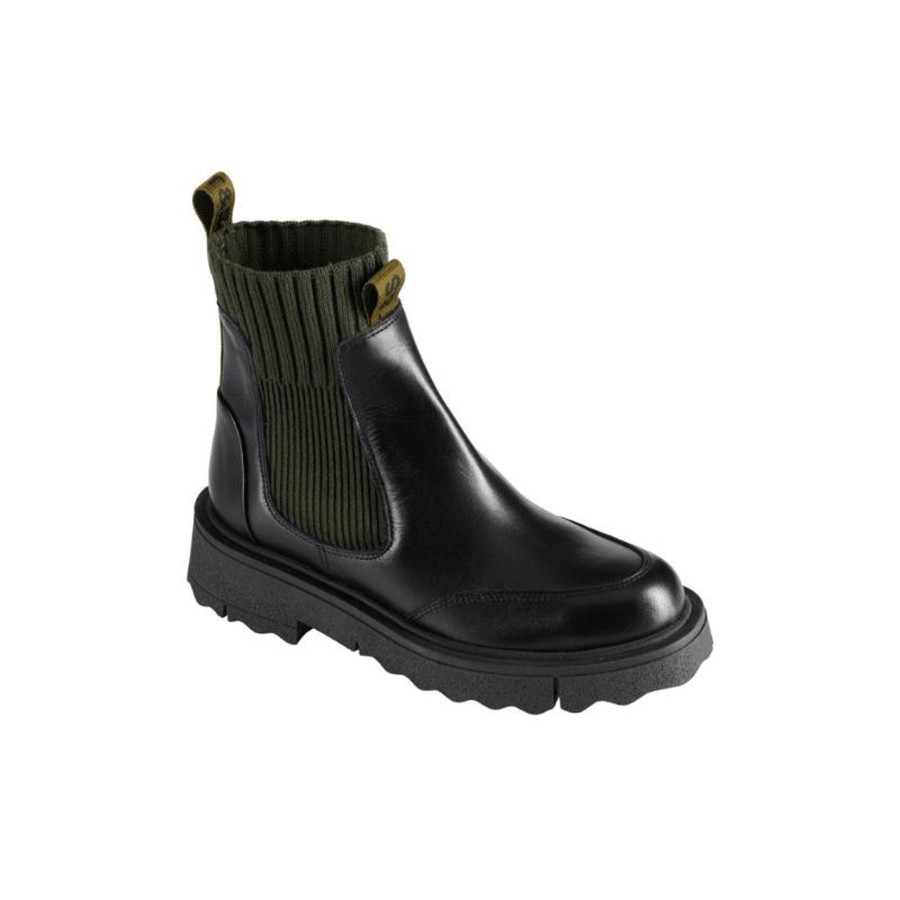 Sko Tim & Simonsen | Tonya Negro-Kaki Boot