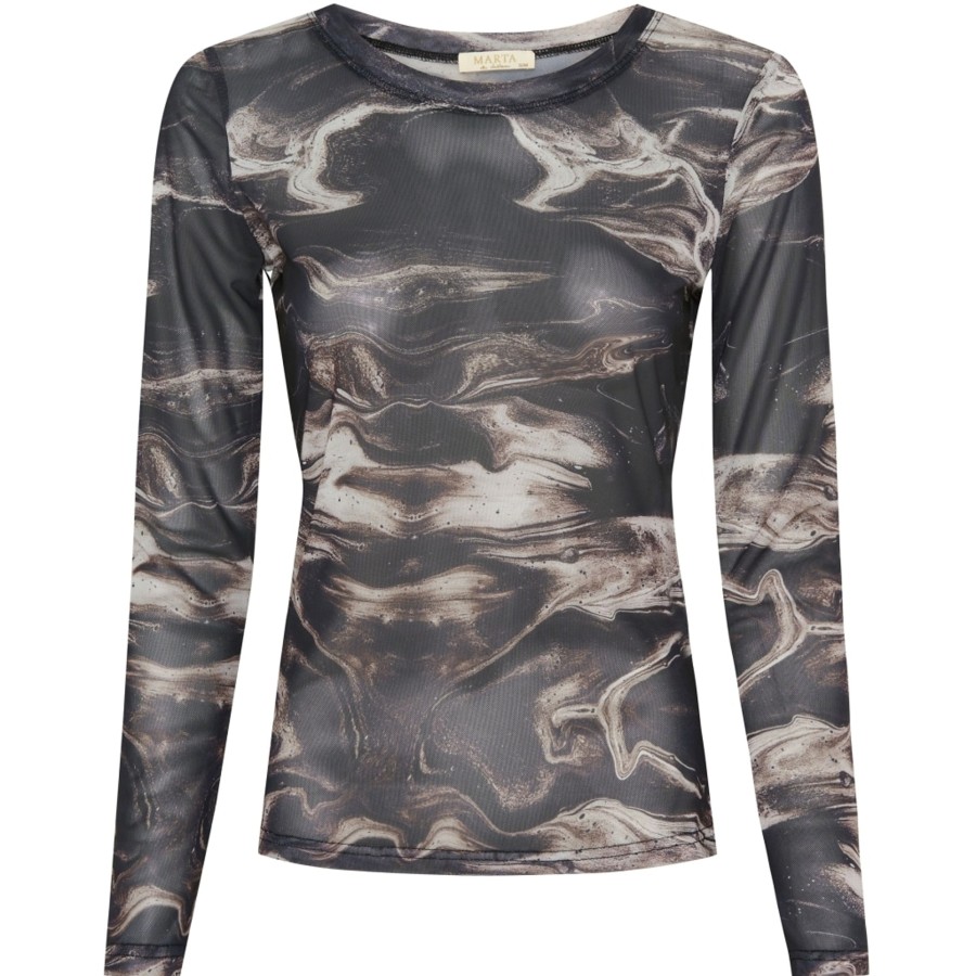 Toj Marta du Chateau Mesh | Top Nina - Print 16