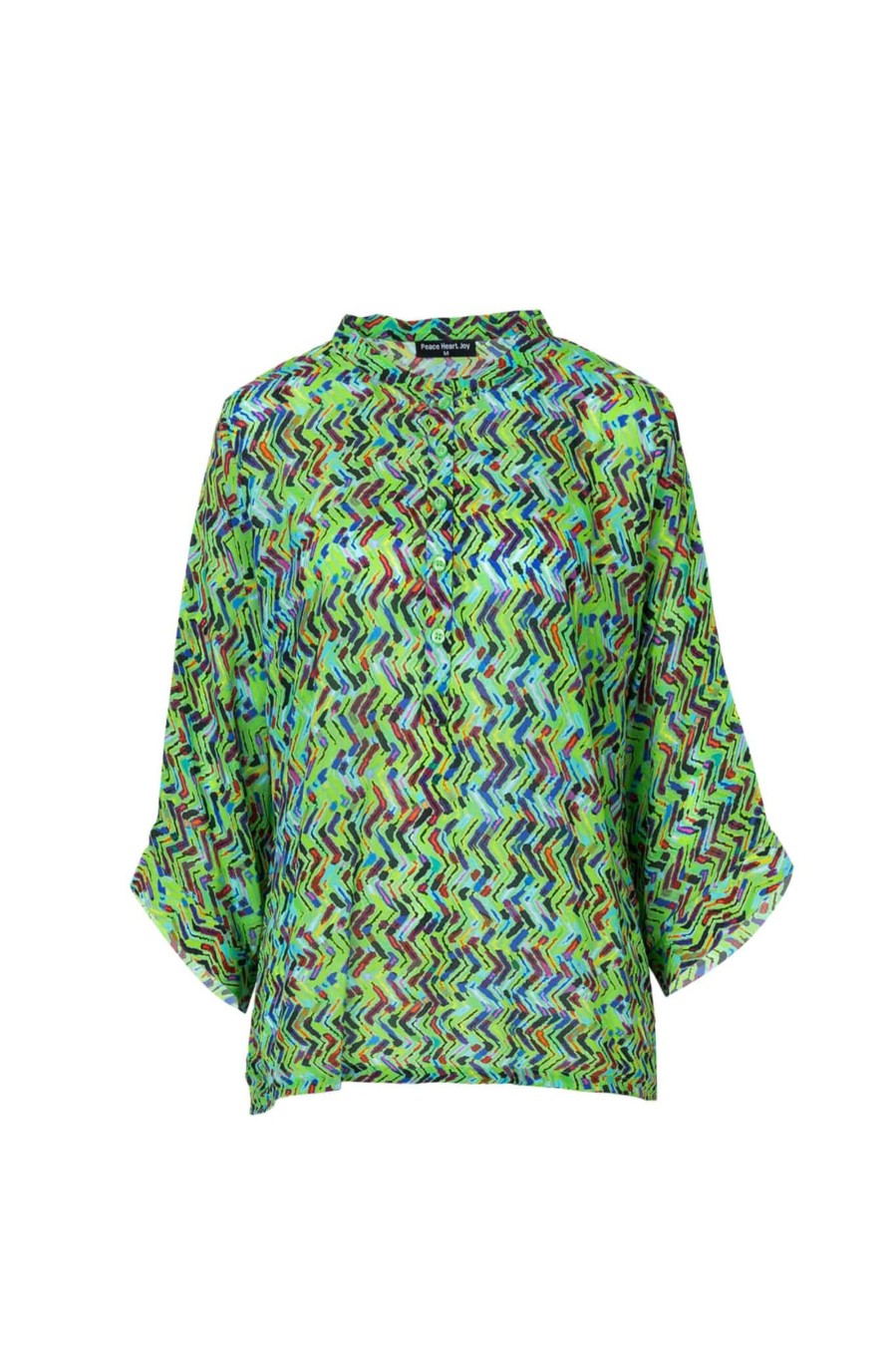 Toj Peace Heart Joy Skjorter | Sophie Shirt - Greenish