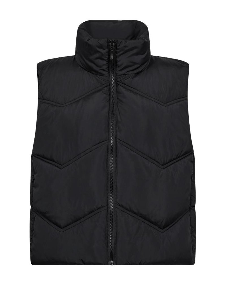 Toj Freequent Veste | Olga Waistcoat - Black