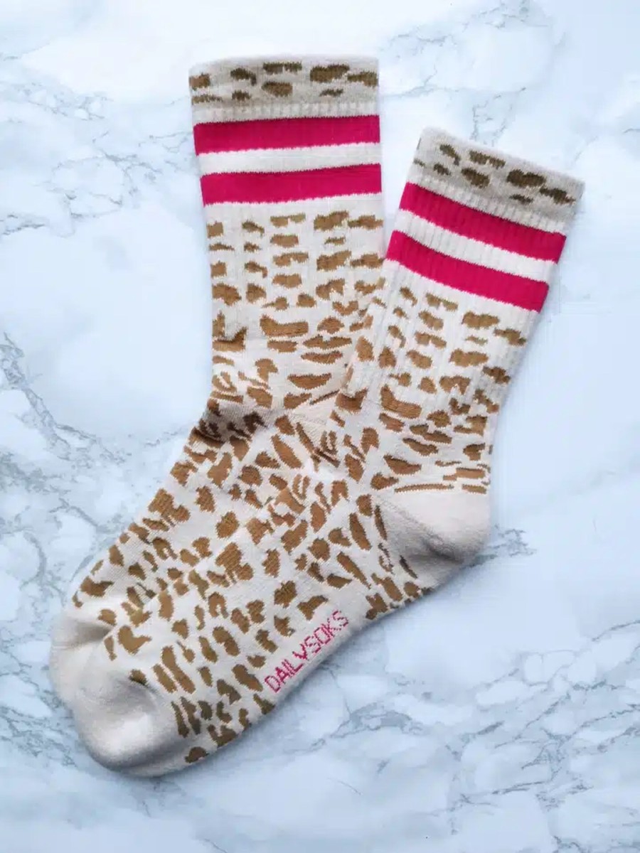 Accessories Dailysocks | Amanda Latte Pink