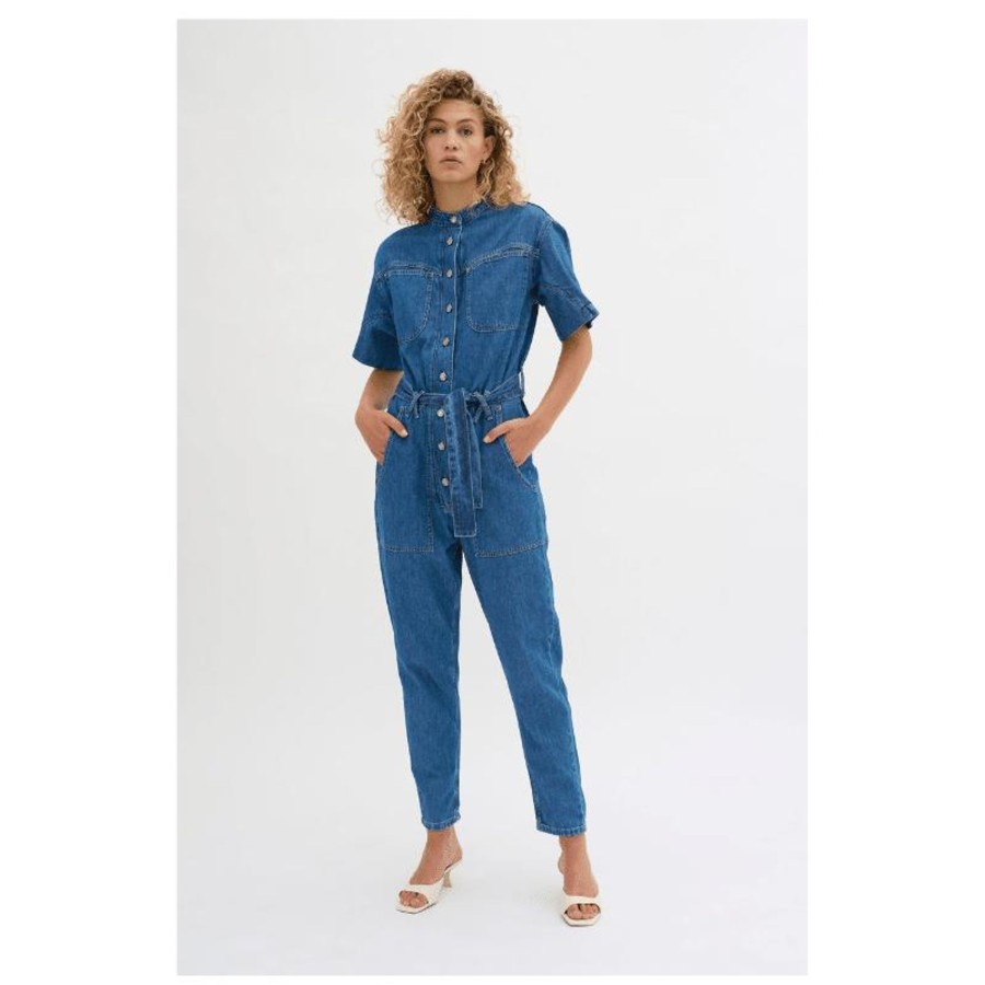 Toj My Essential Wardrobe Bukser | Malo Jumpsuit - Med. Blue