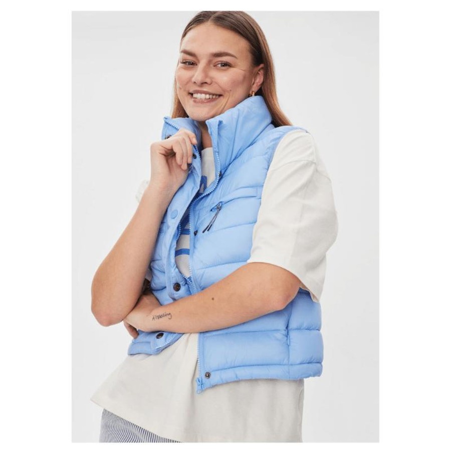 Toj Freequent Veste | Topper Waistcoat - Della Blue