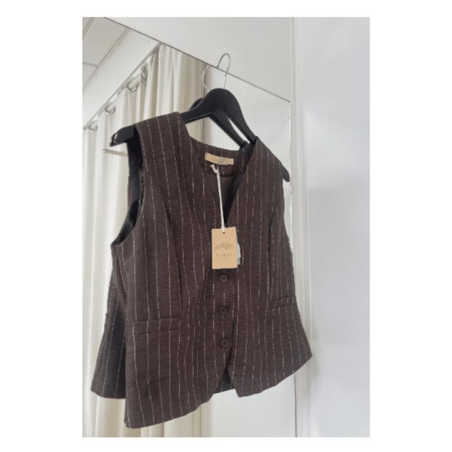 Toj Marta du Chateau Veste | Solveig Vest - Brown