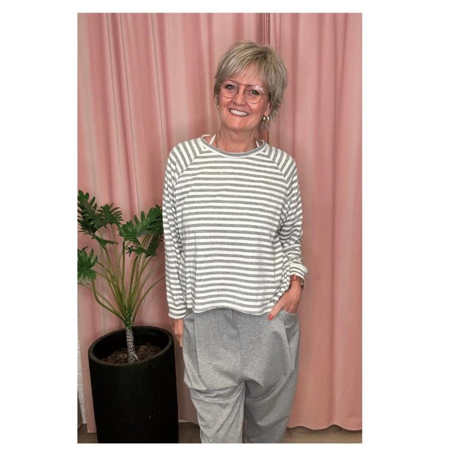 Toj Marta du Chateau Sweater | Sweat Wilma - Grey/White