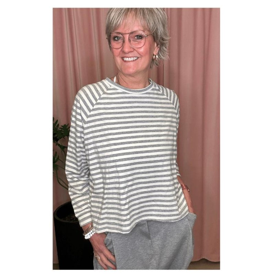 Toj Marta du Chateau Sweater | Sweat Wilma - Grey/White