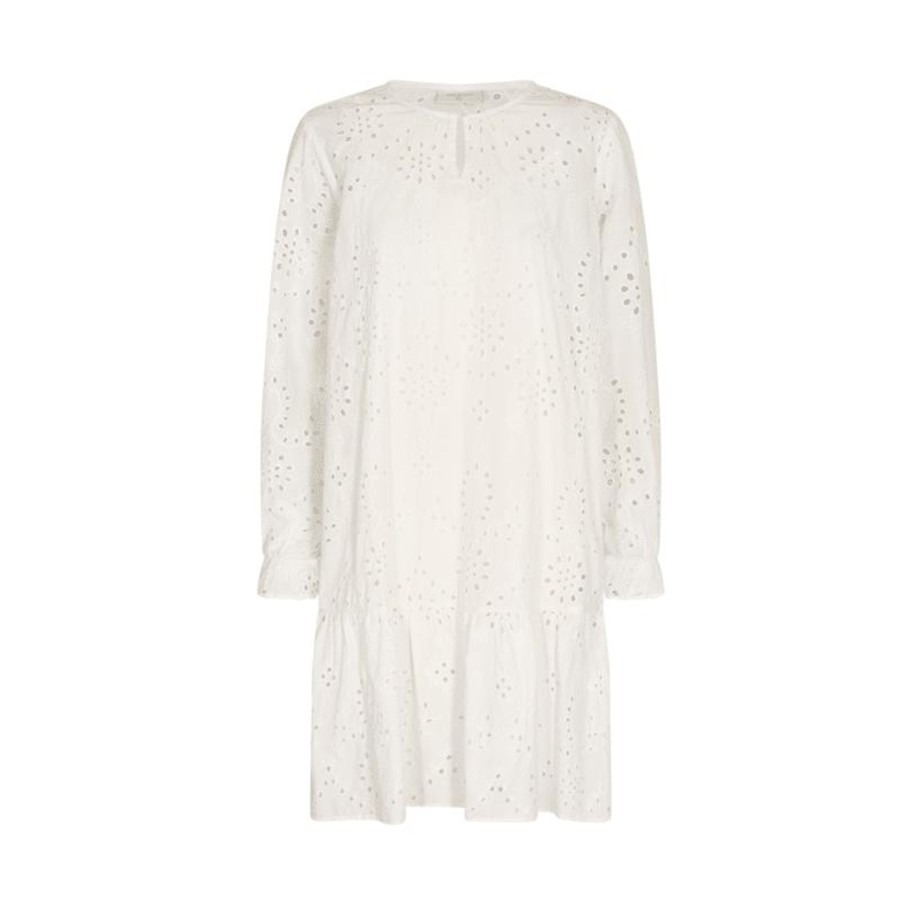 Toj Freequent Midi Kjoler | Frasia Dress - Off White