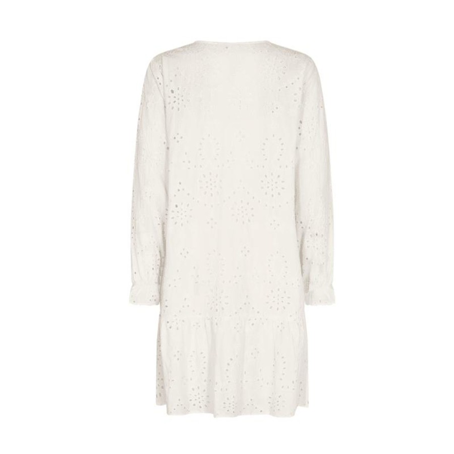 Toj Freequent Midi Kjoler | Frasia Dress - Off White