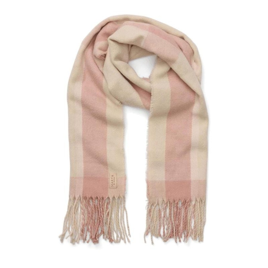 Accessories Marta du Chateau | Scarf Rose 182302