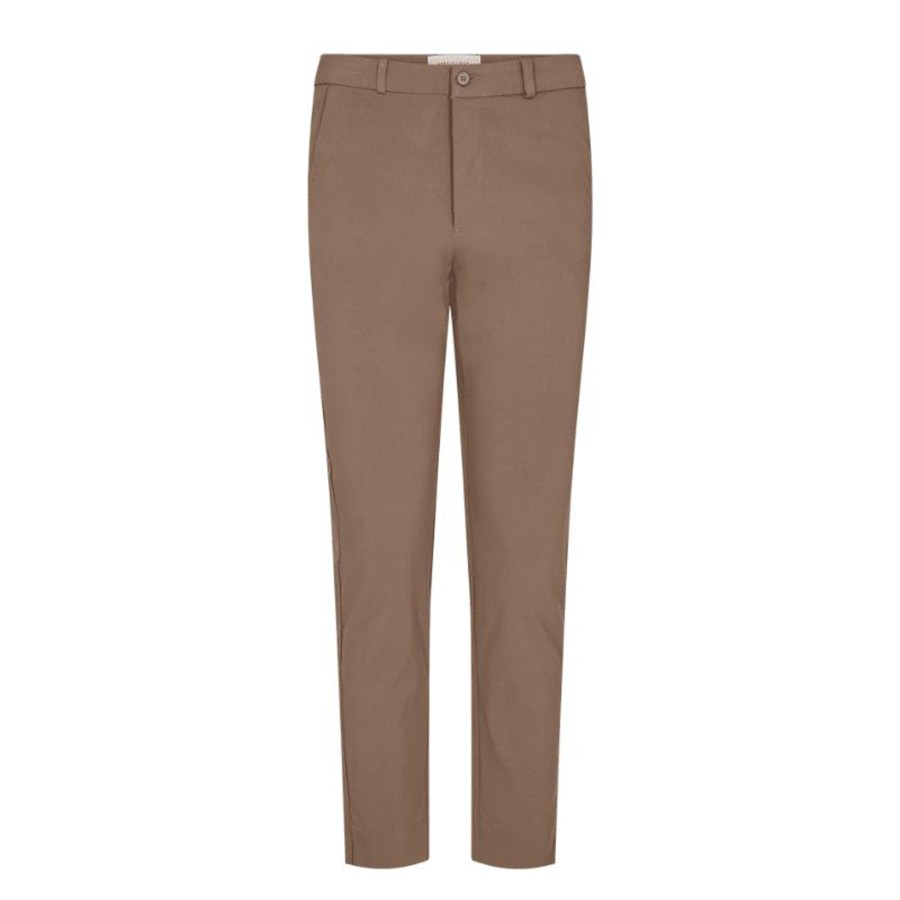 Toj Freequent Bukser | Solvej Ankle Pant - Desert Taupe