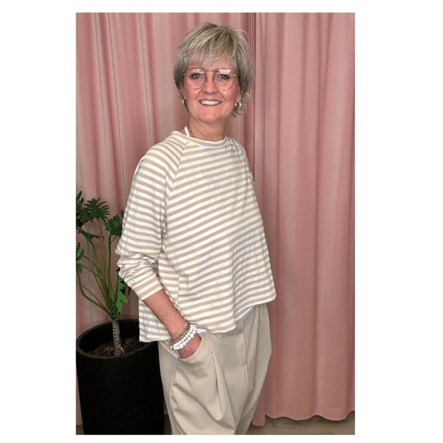 Toj Marta du Chateau Sweater | Sweat Wilma - Beige/White