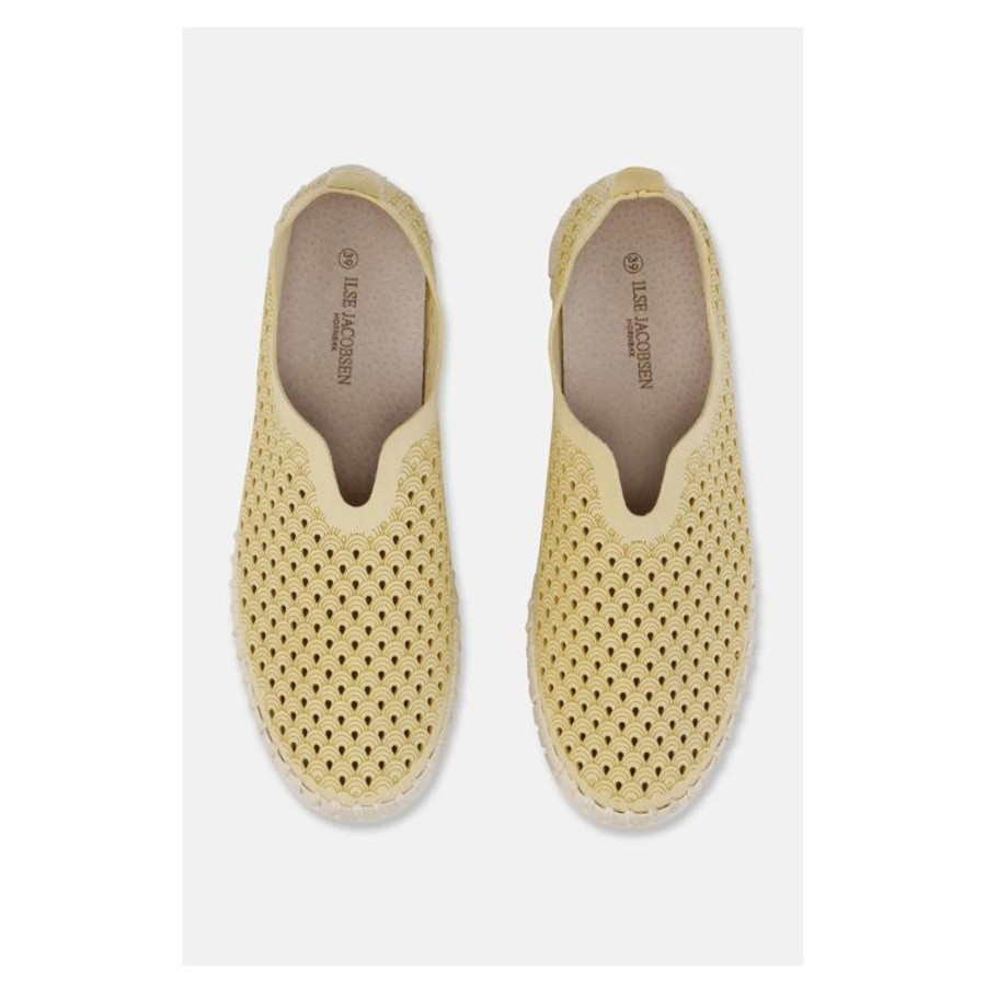 Sko Ilse Jacobsen Hornbæk | Tulip Flats - Double Cream