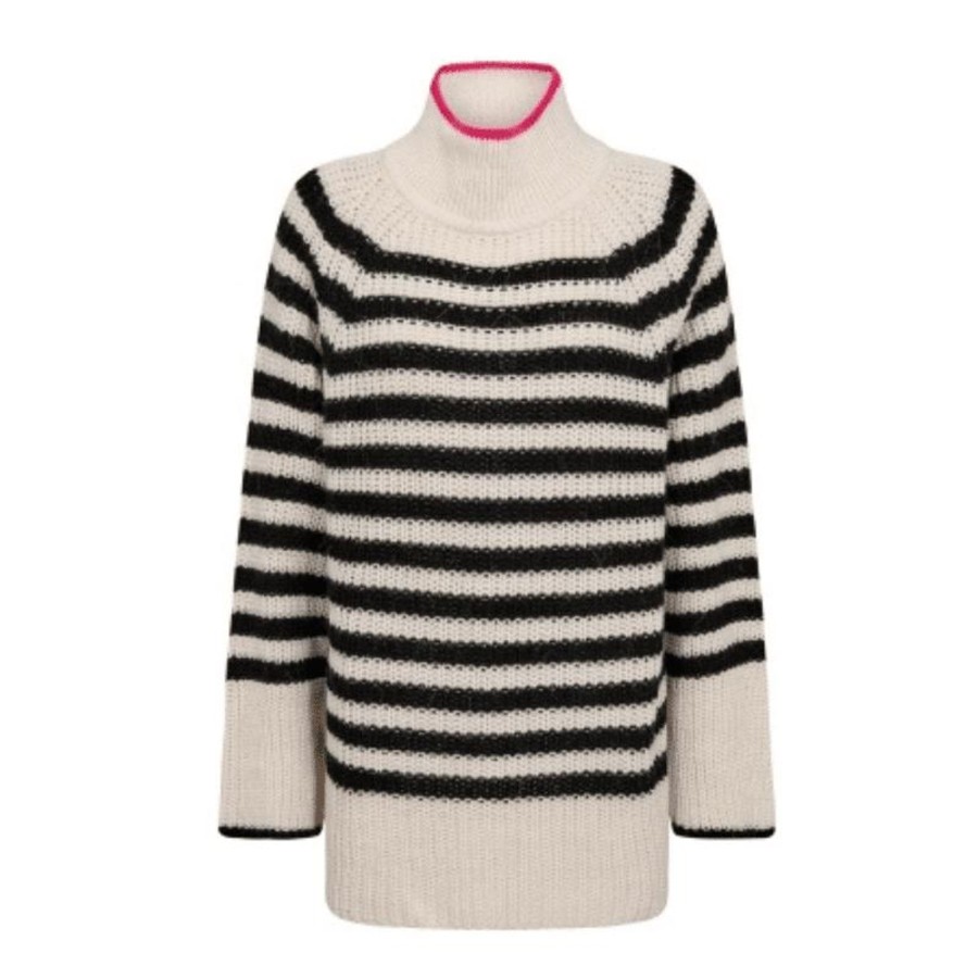 Toj Gossia Strik | Kimma Go Jumper - Black Stripes