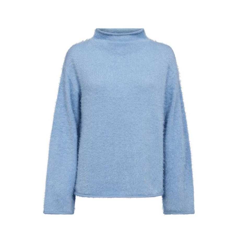 Toj Freequent Strik | Cat Pullover - Della Robbia Blue