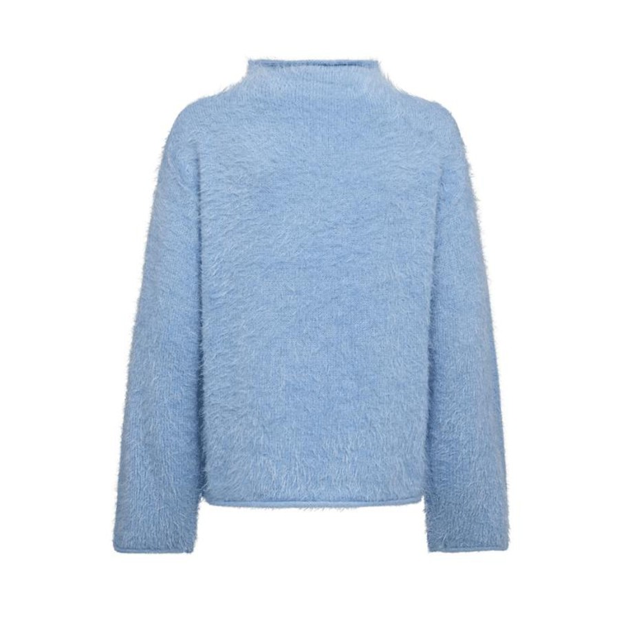 Toj Freequent Strik | Cat Pullover - Della Robbia Blue