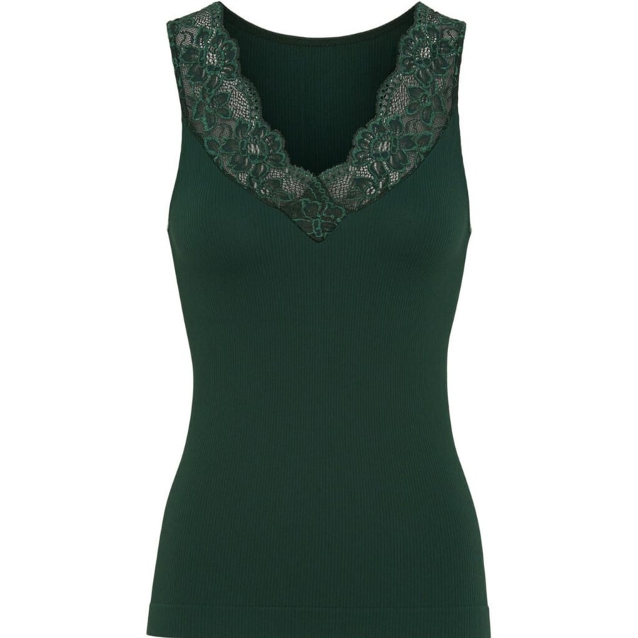 Toj Tim & Simonsen Blondetoppe | Blonde Top - Verde Scuro