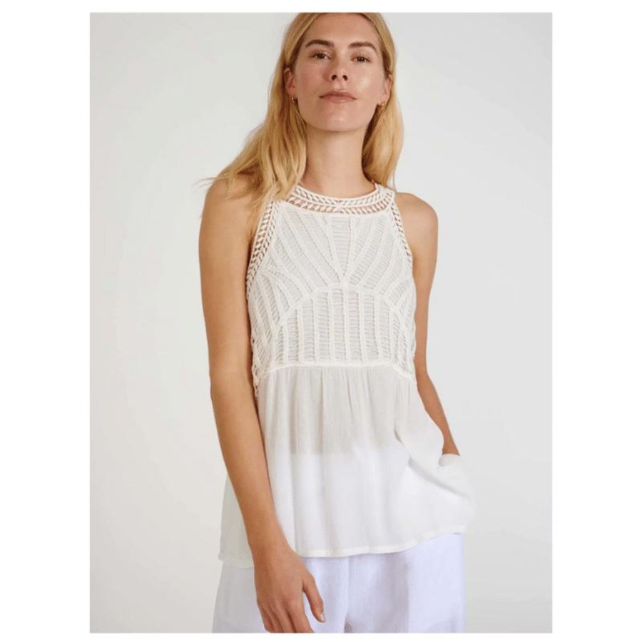 Toj Freequent Toppe | Valeen Top - Brilliant White