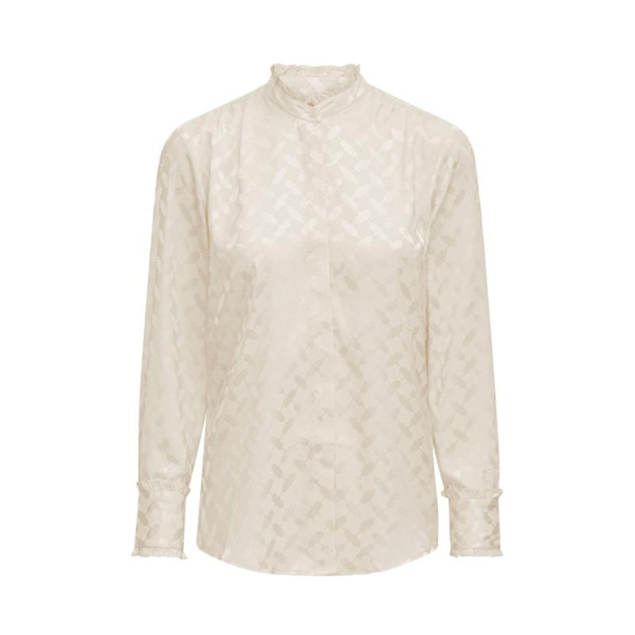 Toj Karmamia Copenhagen Skjorter | Trinity Shirt Ivory Keffiyeh