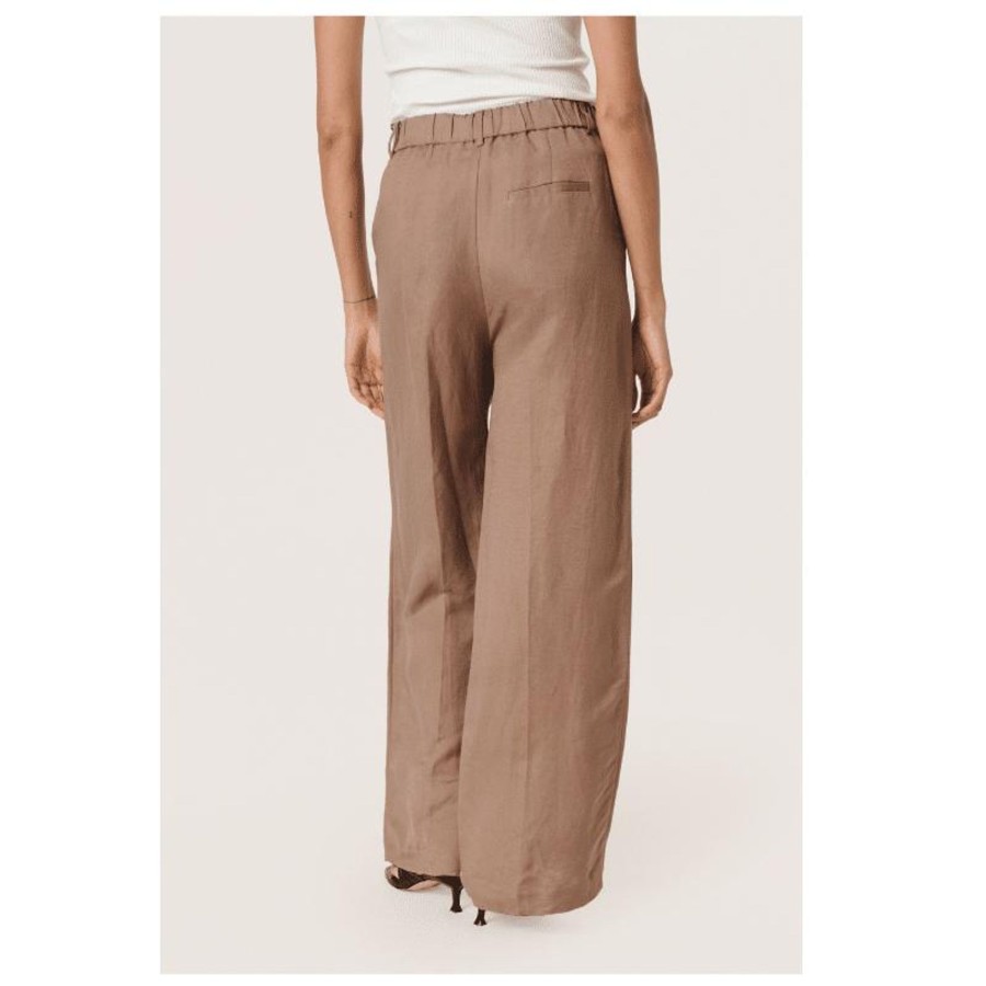 Toj Soaked in Luxury Bukser | Kimina Pants - Brown Lentil