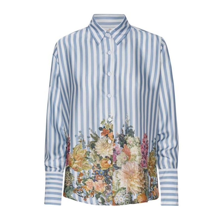 Toj Karmamia Copenhagen Skjorter | Joseph Shirt - Floral Stripe