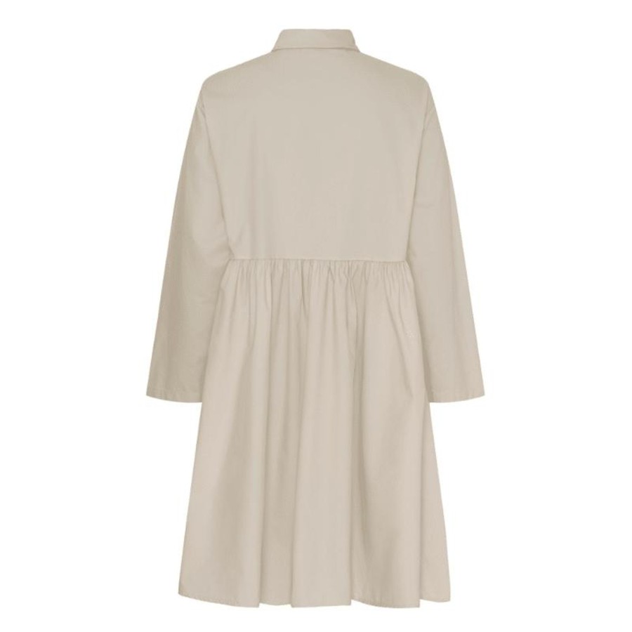 Toj Marta du Chateau Midi Kjoler | Violet Dress - Beige